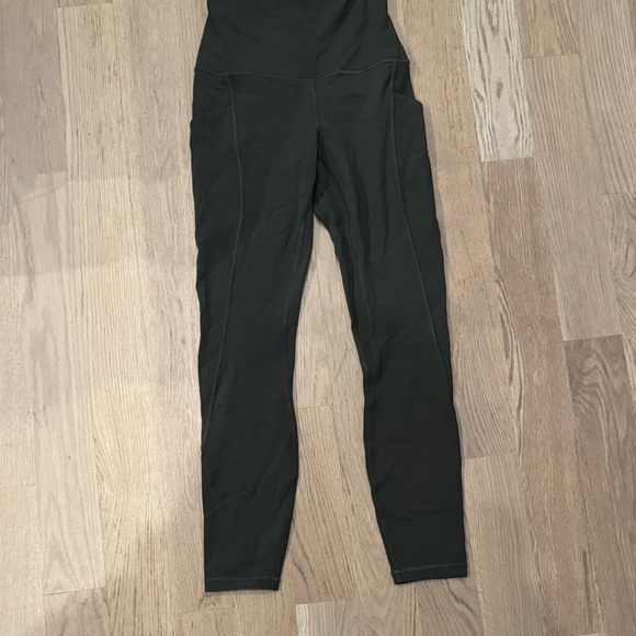 Lululemon Athletica Dark Green Leggings size 4 - Picture 2 of 3